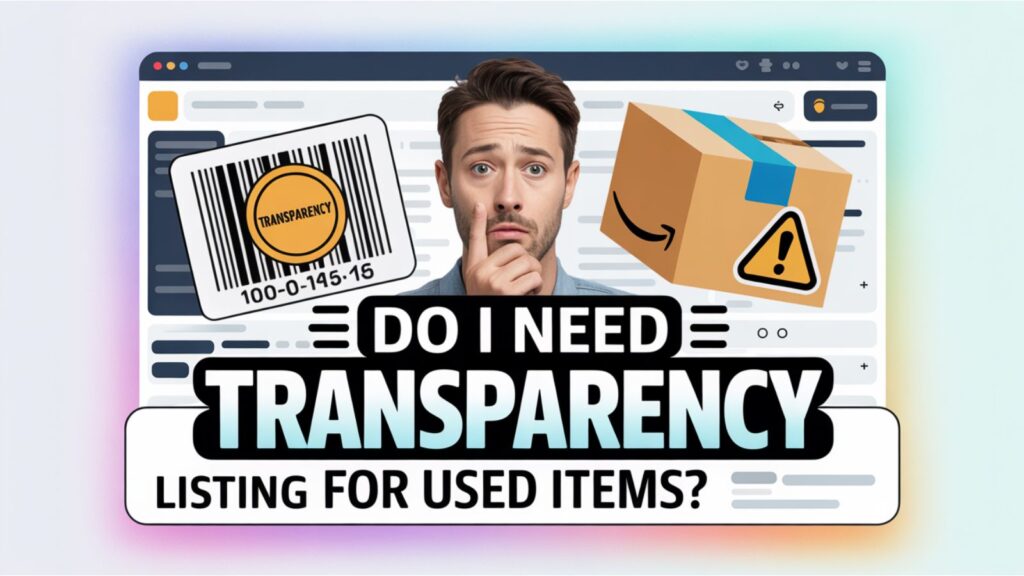 do i need transparency listing for used items